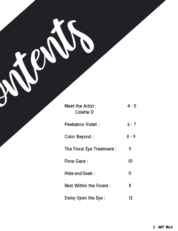 Art Talk catalog page 2