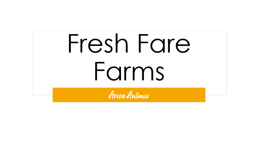 Animated Fresh Fare Farms stakeholder presentation