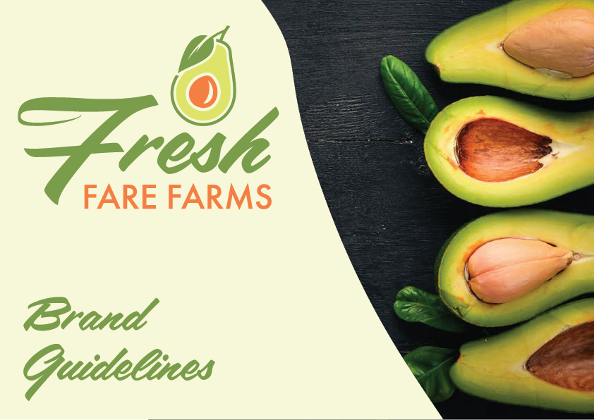 Fresh Fare Farms brand style guide cover