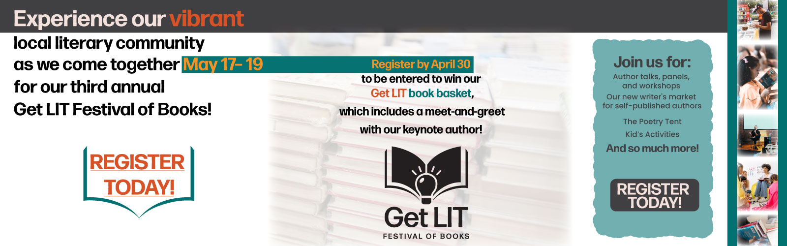 Get LIT Festival website hero banner